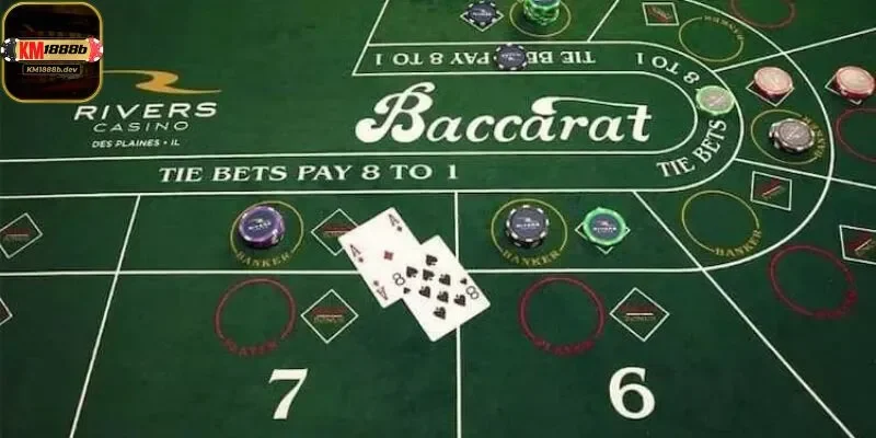 Baccarat KM1888B trò chơi với quy luật cực kỳ đơn giản