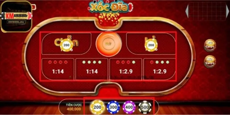  Xóc đĩa KM1888B cách xóc đĩa